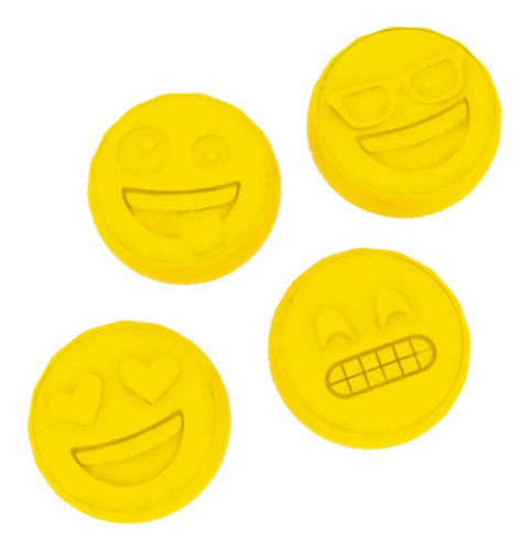 Tapas Frascos Emojis Plastico Mermelada Emoticon Souvenir