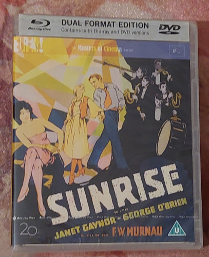 Sunrise F. W. Murnau:blu Ray + Dvd Master Of Cinema Region B