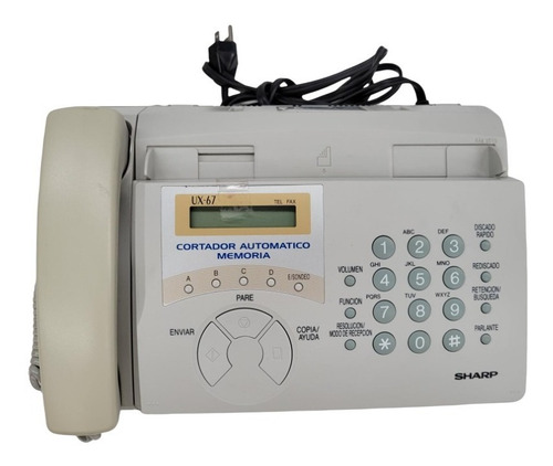 Imagen 5 de 7 de Tele Fax Sharp Ux-67