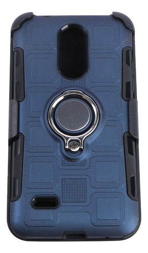 Funda De Teléfono Azul Resistente Tres En Uno Para LG K4 201