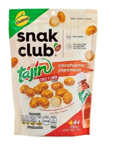 Cacahuates Japoneses Con Tajin De 737 G