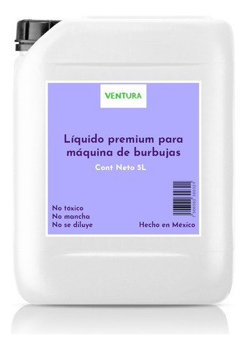 Líquido Jabón Para Maquinas De Burbujas Premium | 5 Litros