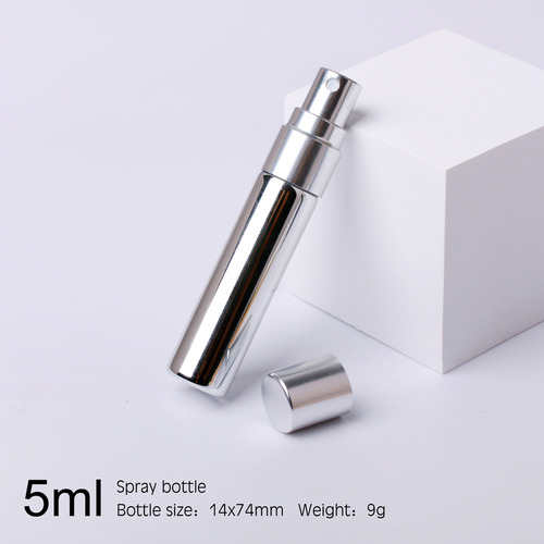 10 Unids/lote 5ml Mini Botella De Perfume Spray De Aluminio