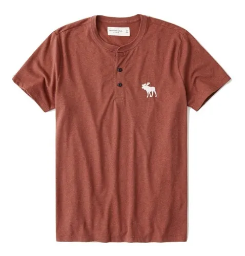 Playera Abercrombie Fitch Original Henley Ic nica