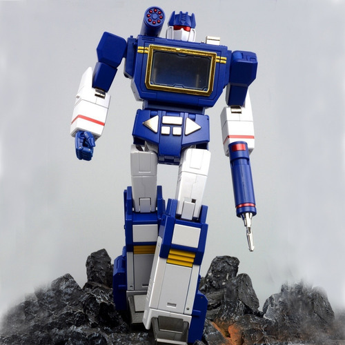 G1 Animated Transformer Soundwave Rp-01 With Rp-01b Tape