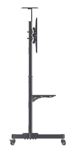 Imagen 3 de 6 de Soporte Manhattan 461238 de piso para TV/Monitor de 37" a 70" negro