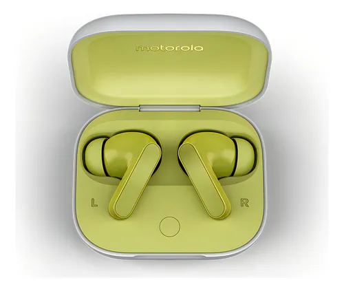 Motorola Fone De Ouvido Sem Fio Bluetooth Motorola Moto Buds Cor Green Luz Branca
