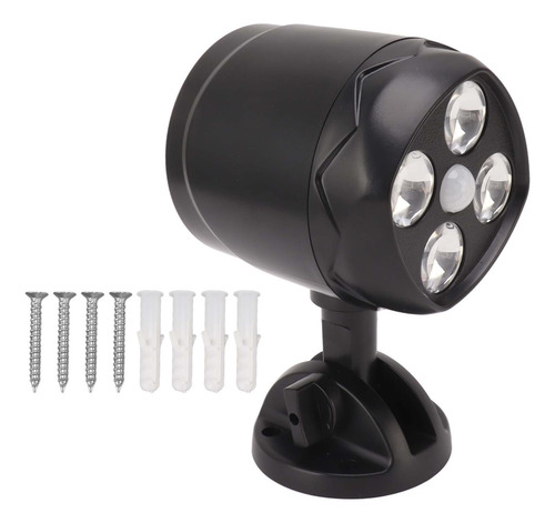 Foco Led De 4 Led Para Exteriores, Resistente Al Agua, Monta