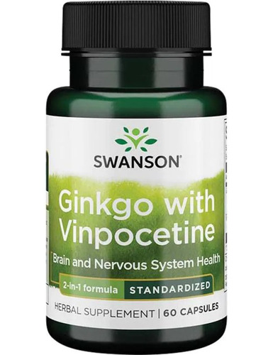 Ginkgo Biloba Potenciado Con Vinpocetine 60 Cap Envio Gratis