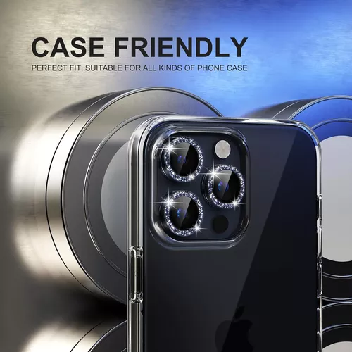Choiche Protector de lente de cámara compatible con iPhone 15 Pro/iPhone 15  Pro Max, protector de lente de cámara, protector de pantalla de vidrio