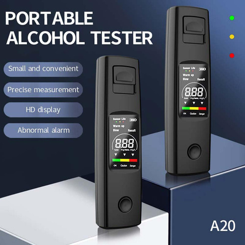 Yfyf Testador De Álcool De Carro Bafômetro Com Soprador De