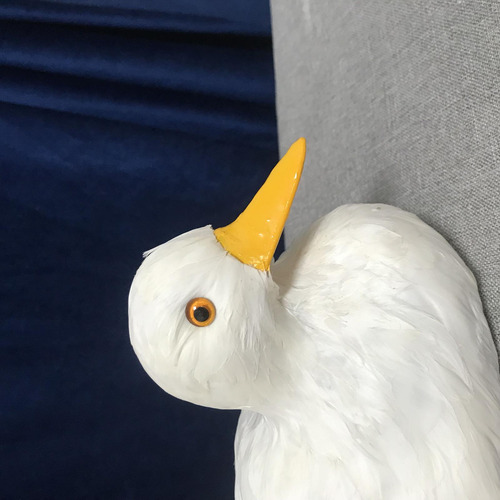 Estátua Decorativa De Pato De Jardim Em Miniatura De
