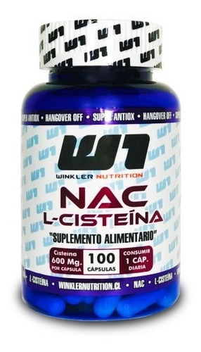 Imagen 1 de 3 de Protector Hepático Nac L-cisteína 600mg 100caps Envio Gratis