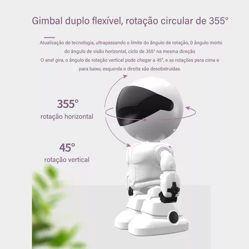 G 1 Security Camera Wifi Ptz 360 Hd 1080p Smart Robot