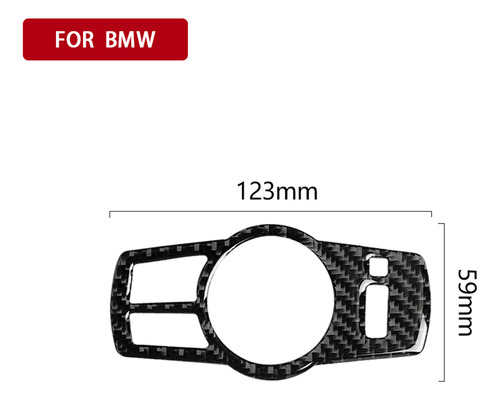 Fundas Decorativas Botón Cambio Faro Interior Carbono Bmw F1
