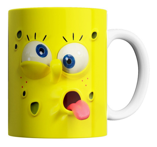 Taza De Ceramica - Bob Esponja (nuevos Modelos)