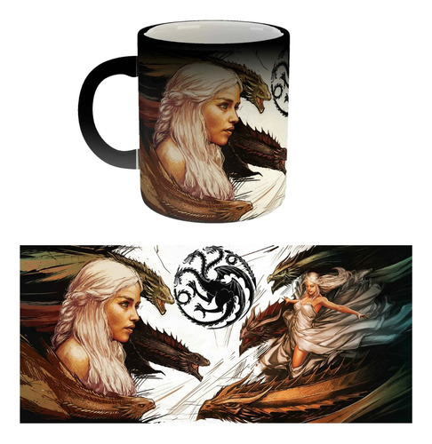 Taza Mágica Game Of Thrones Targaryen |de Hoy No Pasa| 6