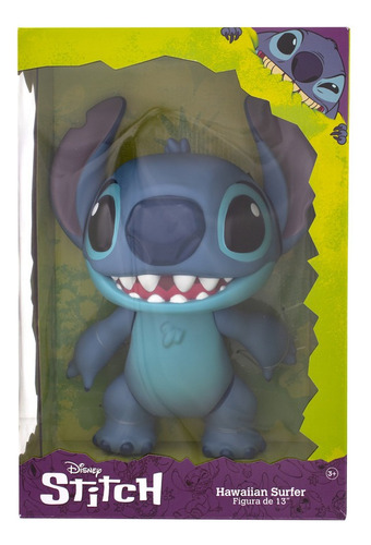 Juguete Muñeco Gigante Disney Stitch 33cm Hawaiian Surfer Articulado Original Coleccionable