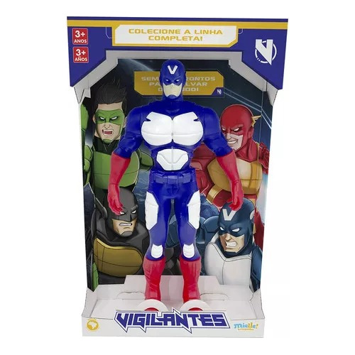 Figura Articulada Grande Vigilante Azul Ikmie004 Nryj