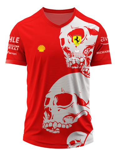 Remera F1 Leclerc Talle Grande Calidad Premium