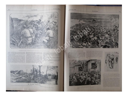 Nota Prensa Antigua 1896 Guerra De Independencia Cubana