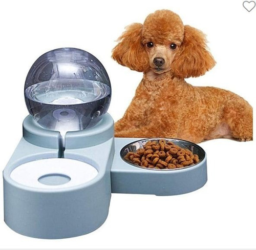 Plato Dispensador Mascota Esfera Agua