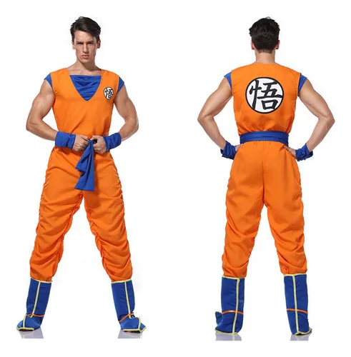 General Traje De Anime Seven Dragon Ball Cosplay Goku Para