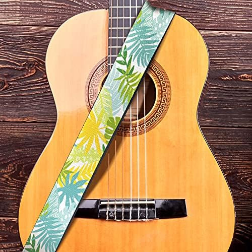 Alça De Guitarra Glenlcwe Com Estampa De Bandeira Azul