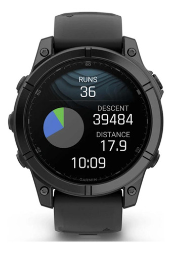 Smartwatch Relógio Garmin Fenix E Aço Cinza Ardósia 47mm