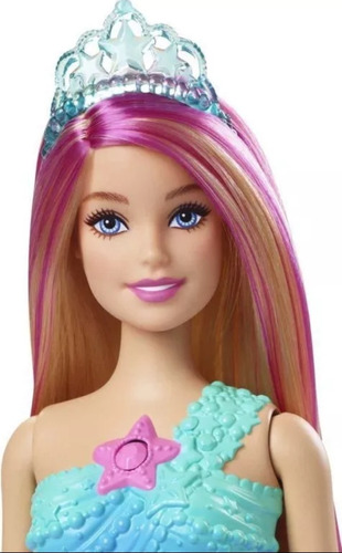 Muñeca Barbie Dreamtopia Sirena Sumergible Con Luces Mattel 