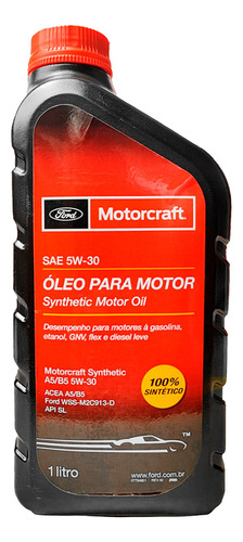 Aceite Motor Sintético 5w30 Ford Motorcraft 1 Litro