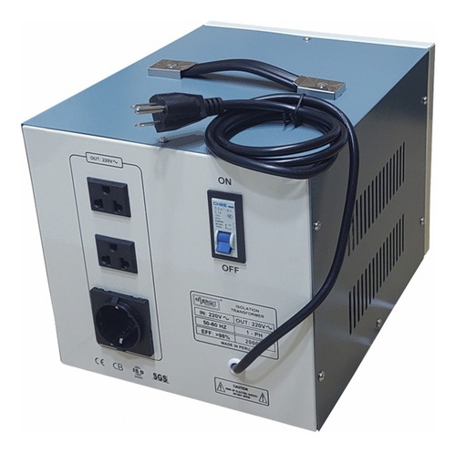 Transformador Aislamiento 3000w 220v/220v, 3kva - Digital
