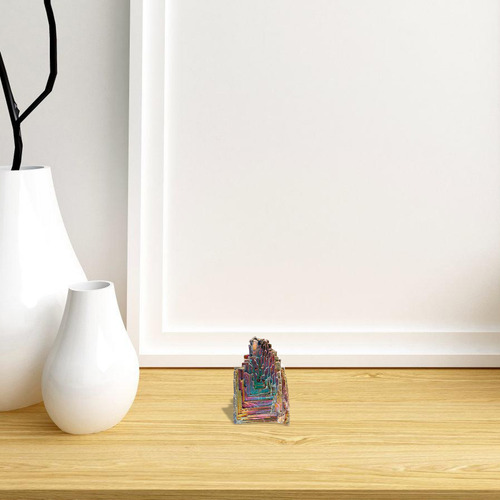 Espécime De Cristal De Bismuto De Mesa: Bismuto Decorativo A