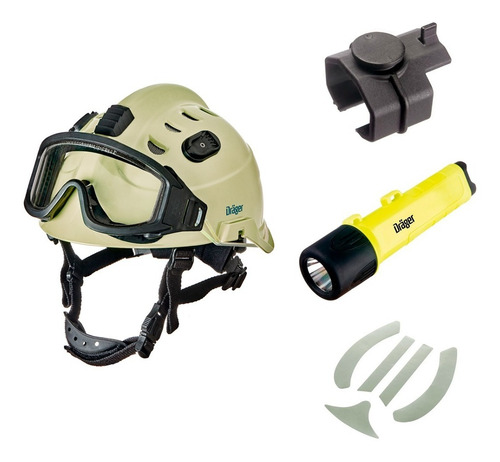 Set Casco Rescate/combate Forestal Dräger Hps 3500