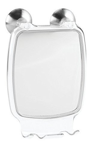 Interdesign Forma Power Lock - Espejo De Afeitar Para Ducha