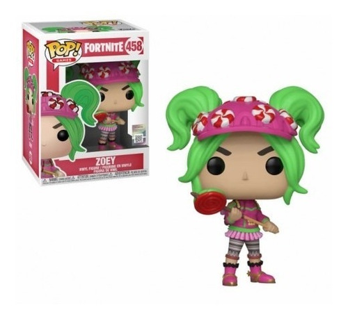 Funko Pop - Fortnite - Raptor - Moon Walker - Skull - Zoey