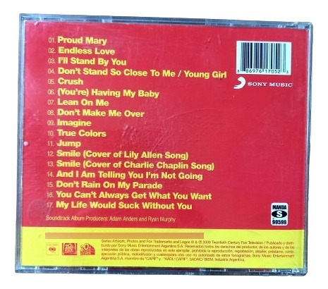 The Music Glee Season One -volumen 2 /ver Descripcion (Usado)