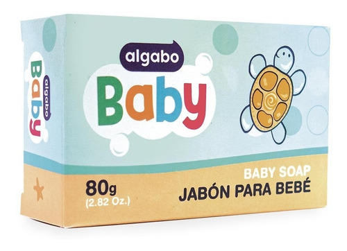 Caja X45 Baby Jabón Para Bebés 80g Con Estuche Algabo