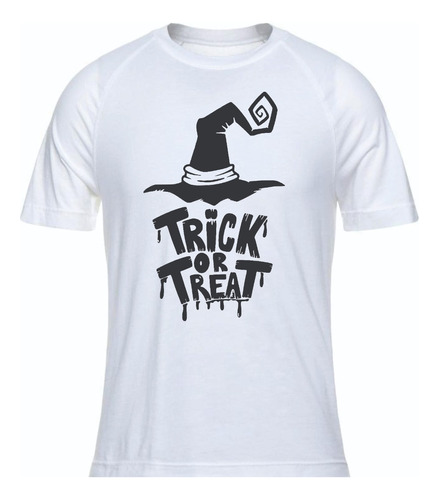 Camisetas Halloween Trick Or Treat Sombrero Adultos Niños