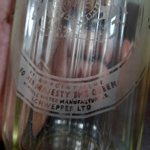 Imagem 5 de 10 de Garrafa Schweppes Antiga Sifão Vidro, Refrigerante