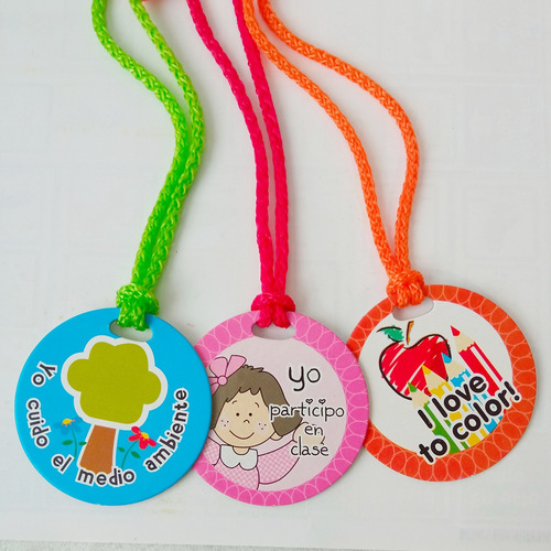 Juego Didáctico Preescolar Medalla Niños Niñas Diploma Mod 4