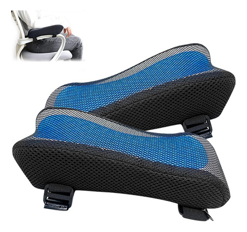 Reposabrazos Ergonómicos Para Silla De Oficina Con Gel Refrescante Juego De 2 Reposabrazos