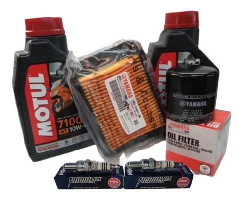 Kit Afinación-servicio Yamaha Mt03 Año16-21 Aceite Motul7100