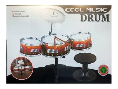 Bateria Musical Infantil Cool Music Drum 4525