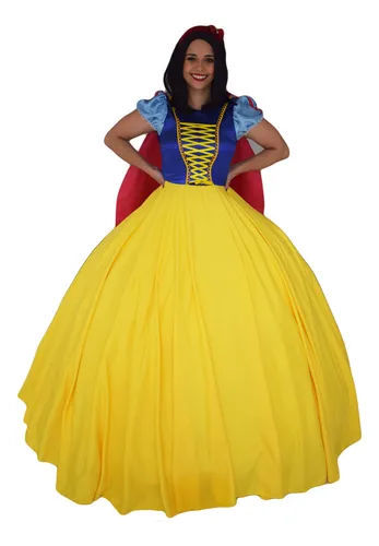 Vestido adulto branca de best sale neve