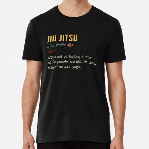 Remera Jiu Jitsu Sustantivo Definición Tta Algodon Premium