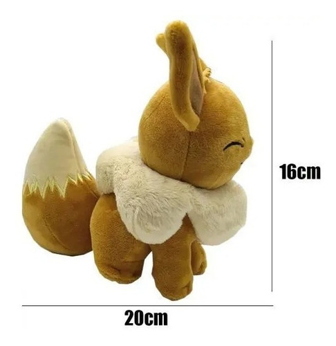 Imagem 5 de 5 de Pelúcia Pokémon Eevee 8'' - Wct Tomy