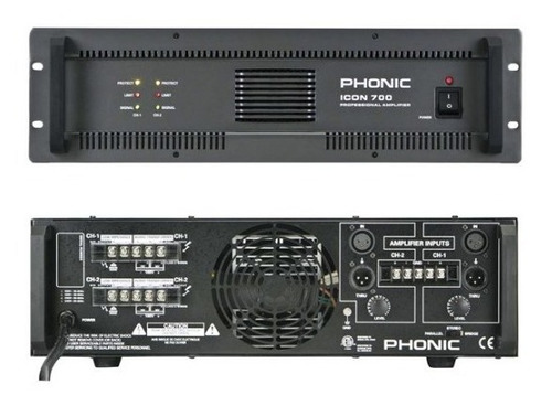 Amplificador De Potencia Phonic Icon-700