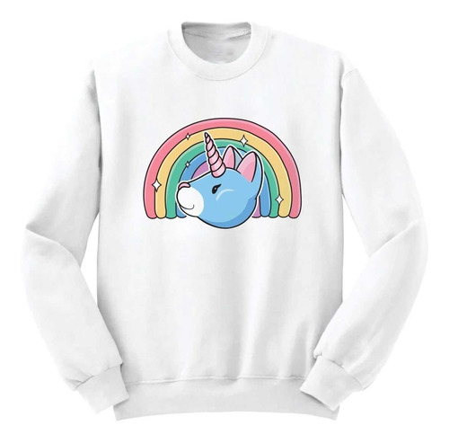 Sudadera Sueter Unicornio Arcoíris Oso Colores Unisex Niño