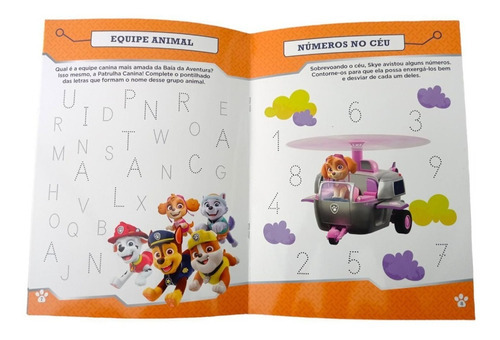 Patrulha Canina - Brincando Com Letras E Números: Brincando Com Letras, De Barbieri Alves. Ciranda Cultural Editora E Distribuidora Ltda., Capa Mole Em Português, 2021